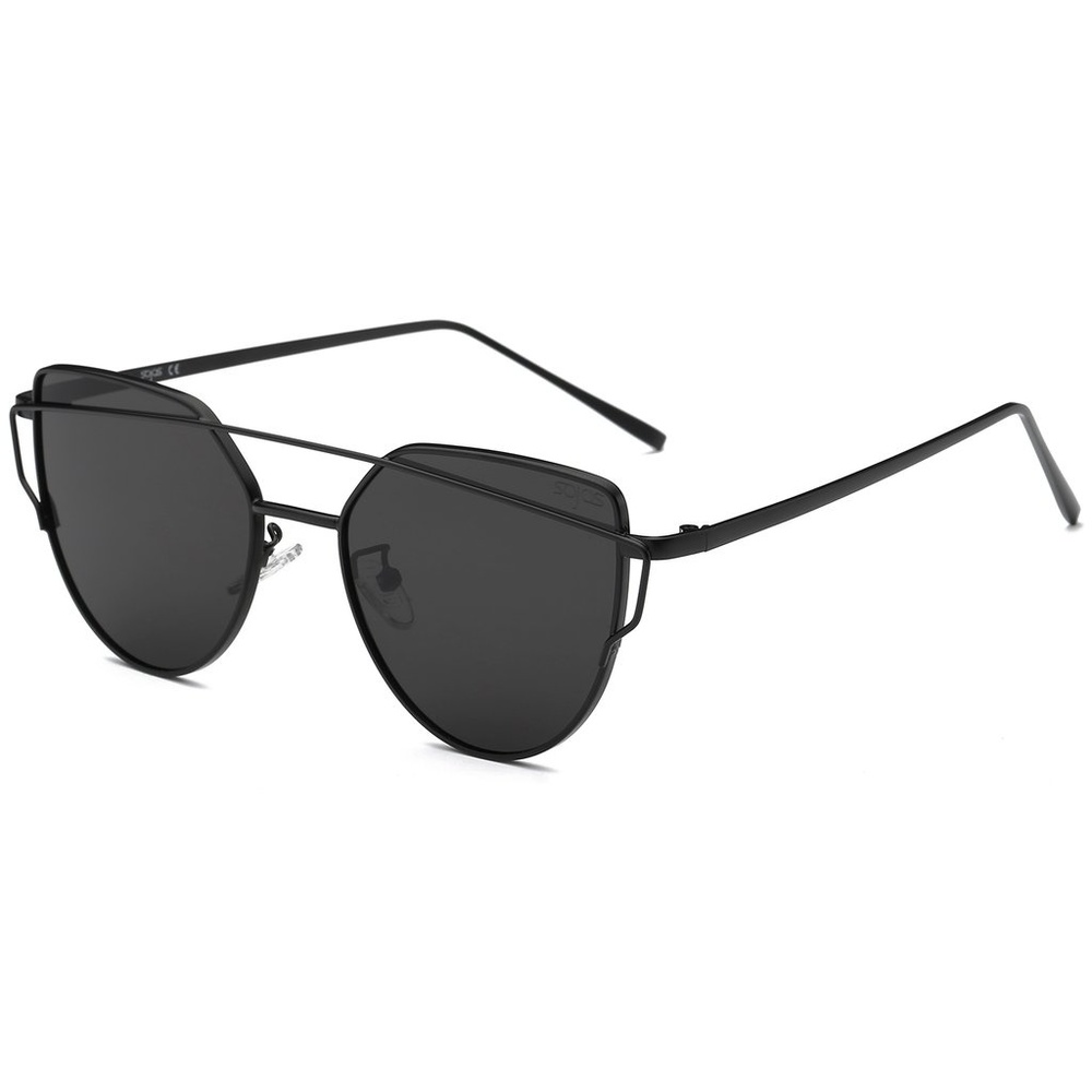 SojoS Cat Eye Sunglasses Mirrored Flat Lenses